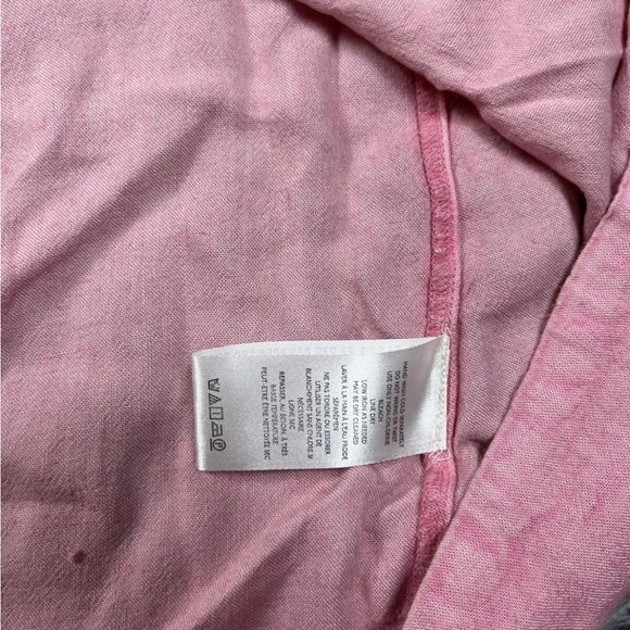 Free People String Of Hearts Maxi Dress Smocked Buttondown Cutout Pink - Picture 7 of 15